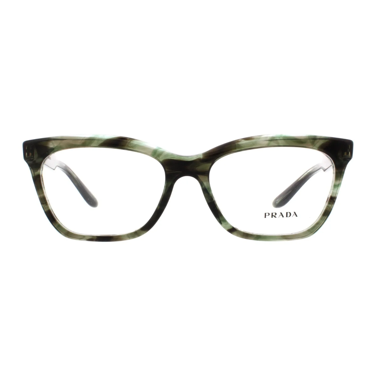 NEW AUTHENTIC PRADA JOURNAL VPR 24S UEP-1O1 Striped Grey Green 53mm 16 140 3
