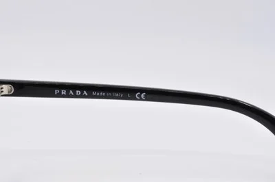 Prada Eyeglasses PR 14RV Journal 1AB1O1 Black, Size 52-16-140 3