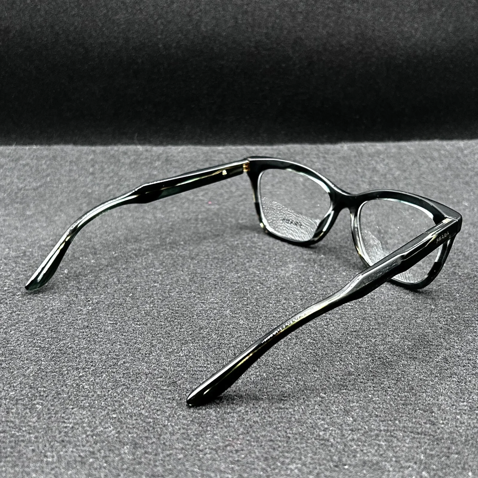 Prada Journal Eyeglasses Frame VPR 24S Dark Green/Tortoise Frame Italy 53-16-140 3
