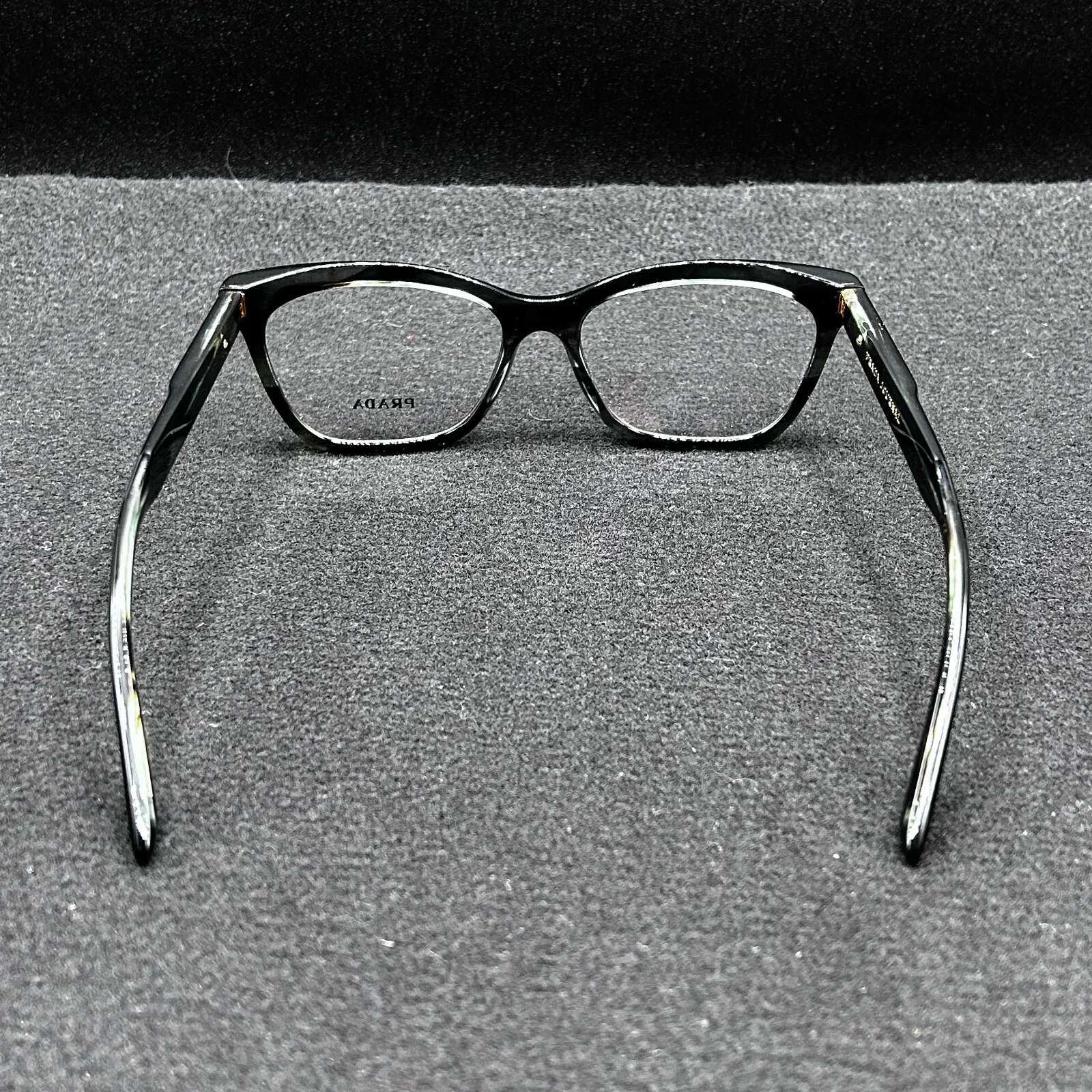 Prada Journal Eyeglasses Frame VPR 24S Dark Green/Tortoise Frame Italy 53-16-140 4