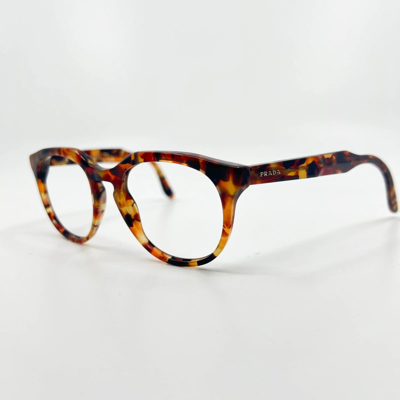 Prada Journal Eyeglasses Frames Womens Brown Tortoise 48-18-140 5535 2