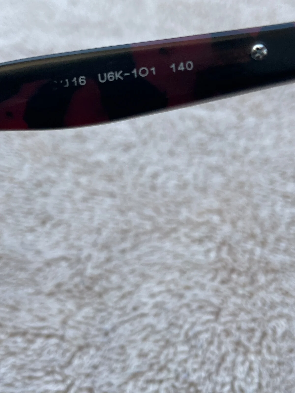 Prada Journal U6K-1O1 140 Eyeglasses Frame with case only, Made in Italy! 3