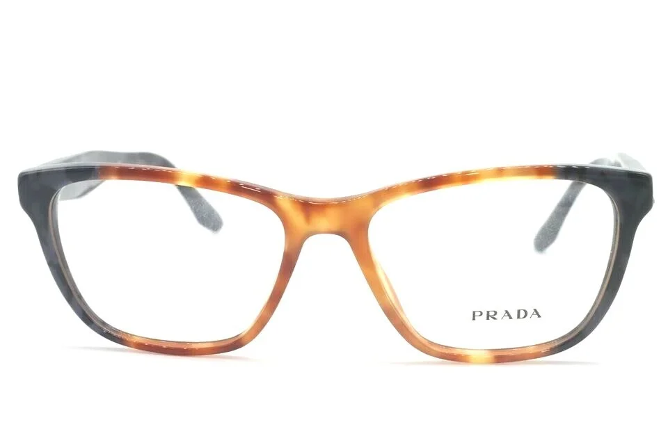 Prada Journal VPR 04T U6L-1O1 Eyeglasses Glasses Brown & Black Tortoise Mix 52mm 2
