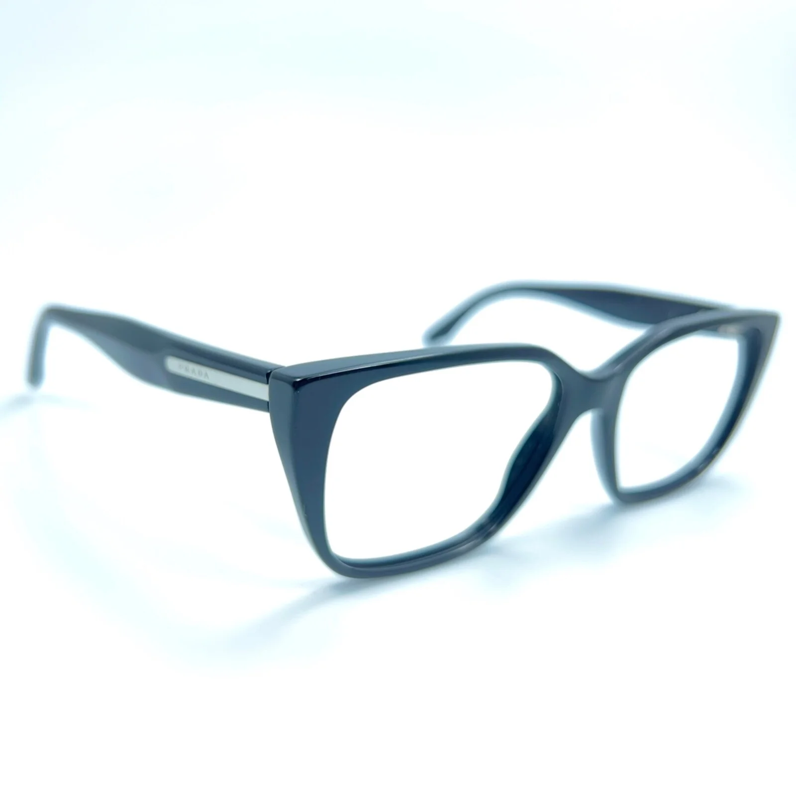 Prada Journal VPR 08T Black Eyeglasses Frame 53-16-140 Full Rim Eyewear